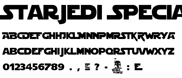 StarJedi Special Edition font