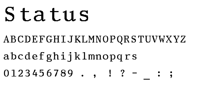 Status Elite Bold font