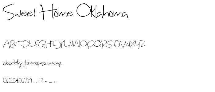 Sweet Home Oklahoma police