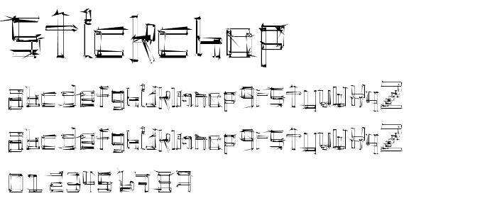 stickchop font