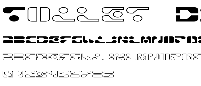 TOILET dsnp font