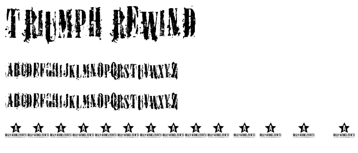 TRIUMPH REWIND font