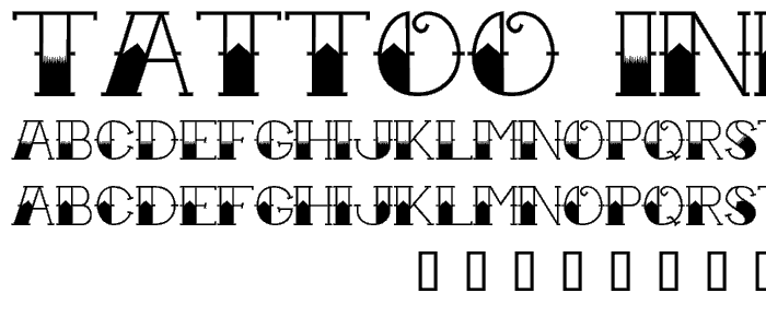 Tattoo Ink font