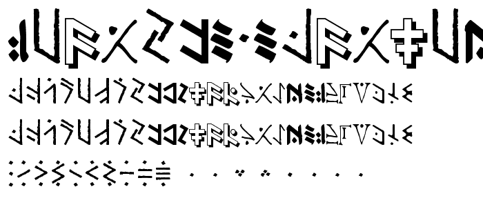 Temphis Sampler font