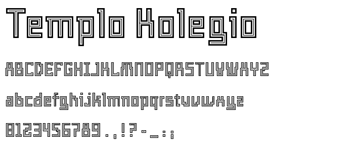 Templo Kolegio font