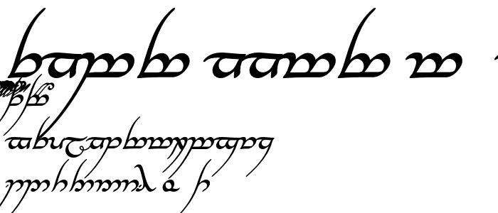 Tengwar Annatar Alt Bold Italic police