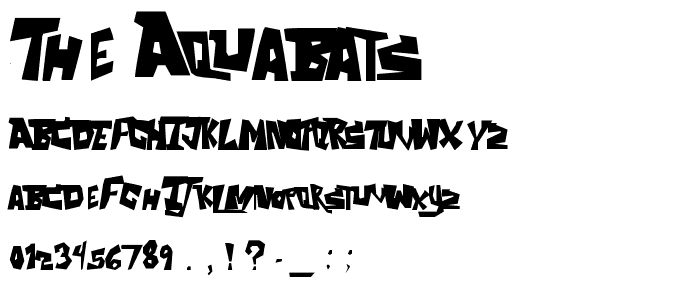 ThE Aquabats_ font