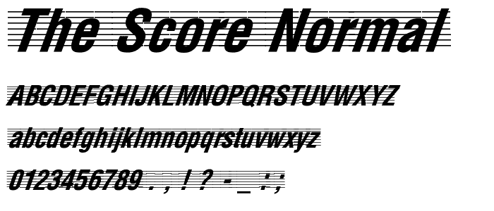 The Score Normal police