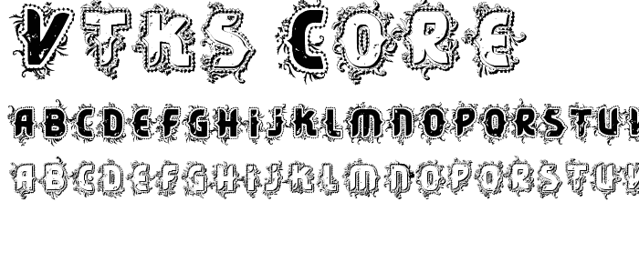 VTKS CORE font