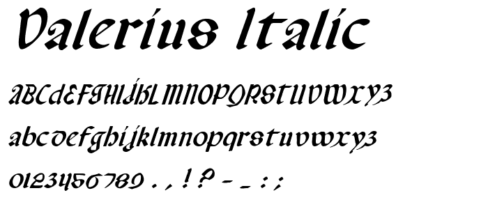 Valerius Italic police