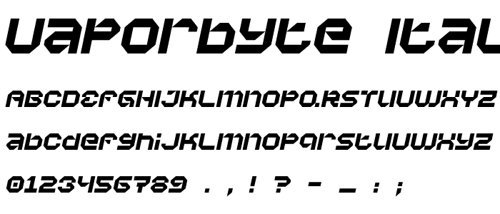 Vaporbyte Italic police