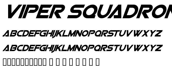 Viper Squadron Solid Italic Font : Techno Sci-Fi : pickafont.com