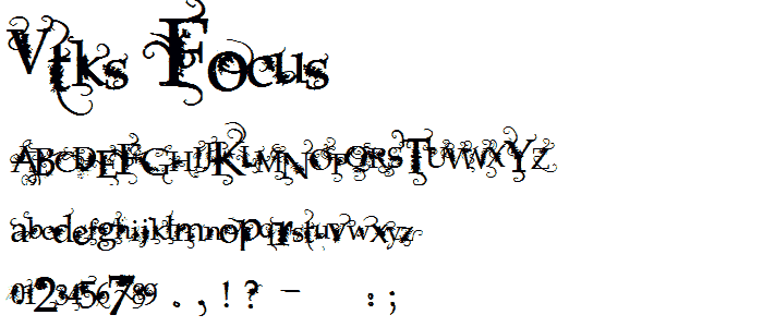 Vtks Focus font