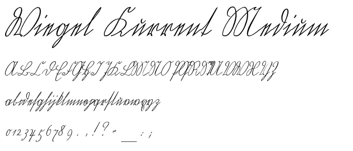 Wiegel Kurrent Medium font