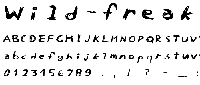 Wild Freak font