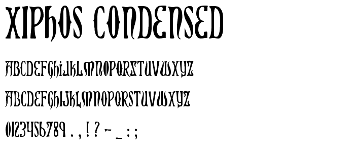 Xiphos Condensed police