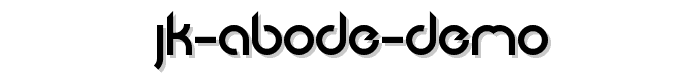 JK Abode Demo font