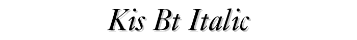 Kis%20BT%20Italic font