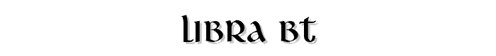 Libra BT font