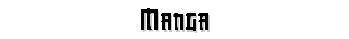 Manga font