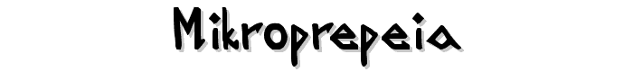 Mikroprepeia font