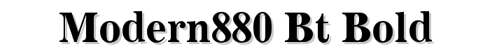 Modern880%20BT%20Bold font