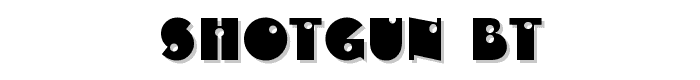 Shotgun BT font