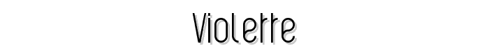 Violette font