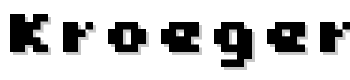 kroeger-05-66 font