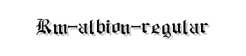 RM-Albion-Regular font